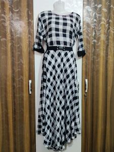 Checkered Maxi Dress