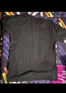Black XL Size Tshirt Round Collar Unacademy