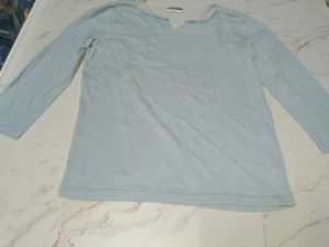 Vintage Blue Long Sleeve Top & Maxi