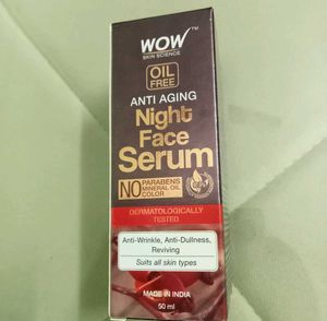 WOW Skin Science Anti Aging Night Face Serum