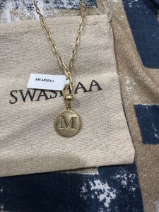 SWASHAA Initial M Necklace