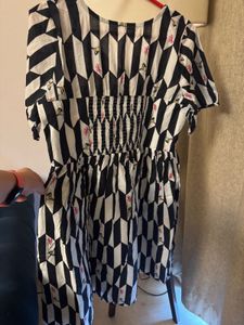 Geometric Print Dress