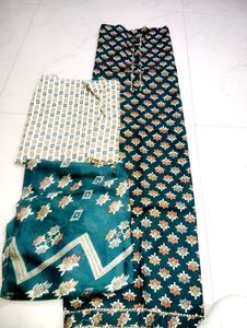 Floral Print Salwar Kameez Set