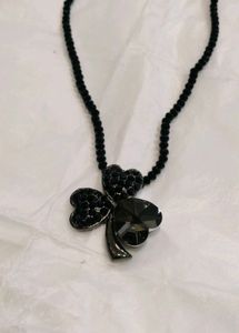 Lucky Clover Crystal Necklace