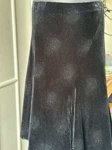 Sparkly Velvet Skirt