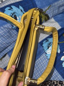 Mustard Washable Handbag