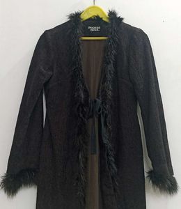 Phoebe Deux Fur Trimmed over Coat
