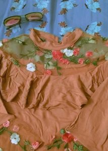 Mustard Brown Top 🤎