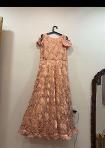 🆕 Peach Bridal Gown