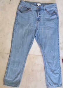 H&M acid wash jeans