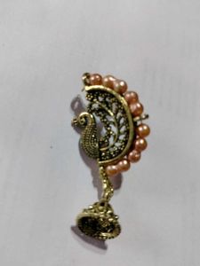 Peacock Jhumka Earrings