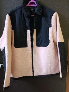 💞Unisex Pink And Black Teddy Jacket💕