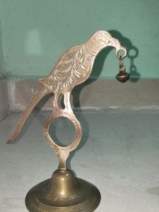 SET OF 3 BRASS INDIAN STATUES