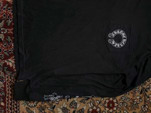 CHROME OF HEARTS BLACK FULL SLEEVES T-SHIRT