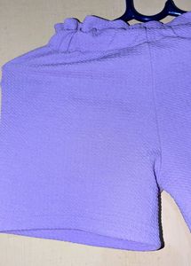 Kids Lavender Shorts(3-5year)