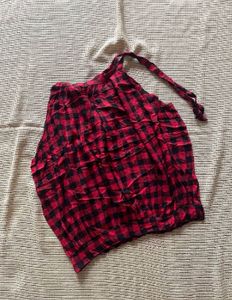 Red Gingham Top