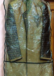 Men Silk Blend Kurta Dhoti Pant Set...