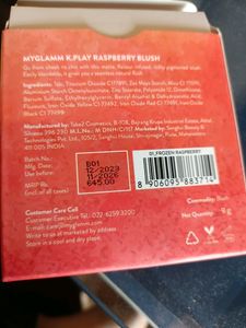 My Glamm Raspberry Blush