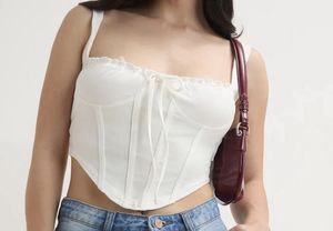 NEWME White Corset Top