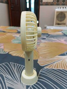ULOVE Hand Fan Rechargeable With Stand 3 Speed