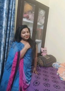 Blue &amp; Pink Saree