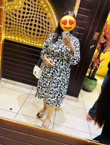 Stylish Animal Print Dress