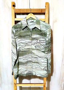 Light Green Printed Shirt Size-42