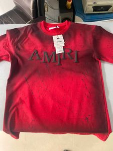 Amiri Red Graphic Tee