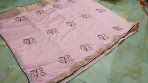 Simple And Beautiful Saree With Blouse