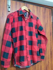 Zemok Brand Red Shirt For Men