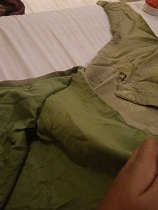 Embroidery Pista Green Kurta