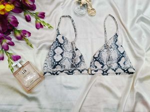 Snakeskin Print Bralette
