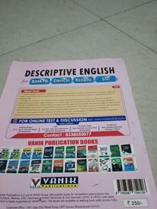 Descriptive English Book - Banking &amp; SSC Exams
