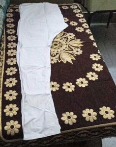 White Patterned Kurta