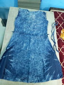 Denim One Piece Dress
