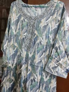 Leaf Print Kurta