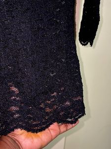Elegant Black Lace Top