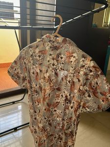Floral Print Casual Shirt