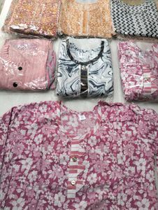 Floral Print Kurta Set