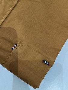 Stylish Mustard Yellow Dress Shirt