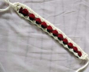 Crochet Strawberry Headband