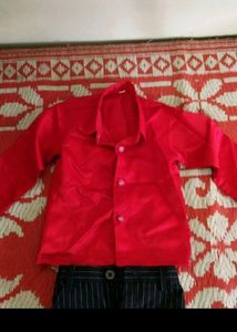 Cute Red With Black Party Wear... Rarely Used One... Grab It Soon