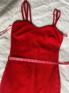 RED PARTY BODYCON DRESS