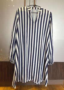 Blue And White Dress