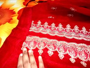red ethnic lehenga skirt