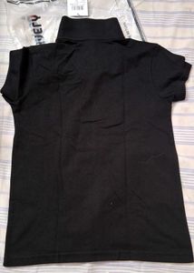 Ven heusen Black Polo T-Shirt