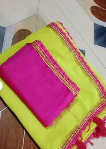 Trending saree with Blouse