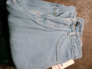 Light Blue Wide Leg Jeans