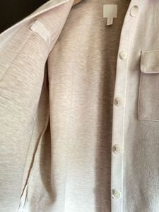 H&amp;M Beige Shirt Jacket