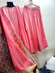 Coral Embroidered Salwar Kameez Suit